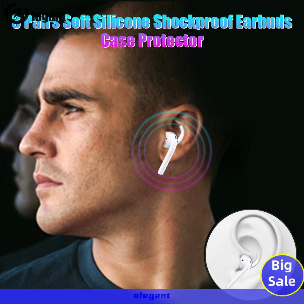 Set 3 Cặp Nút Silicon Chống Sốc Cho Tai Nghe Airpods