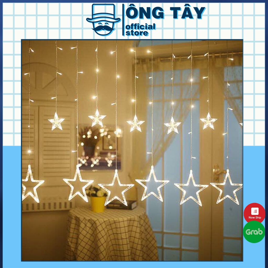 ĐÈN RÈM NHÁY SAO TRANG TRÍ