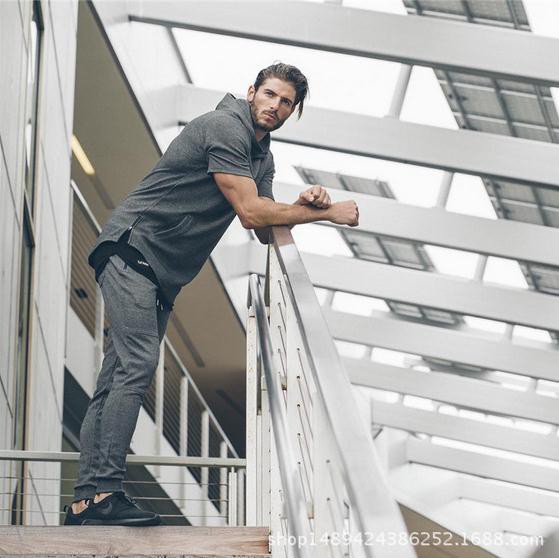 Quần Dài Thể Thao Chất Liệu Cotton Thiết Kế Hình Đôi Cánh Giản Dị Thoải Mái