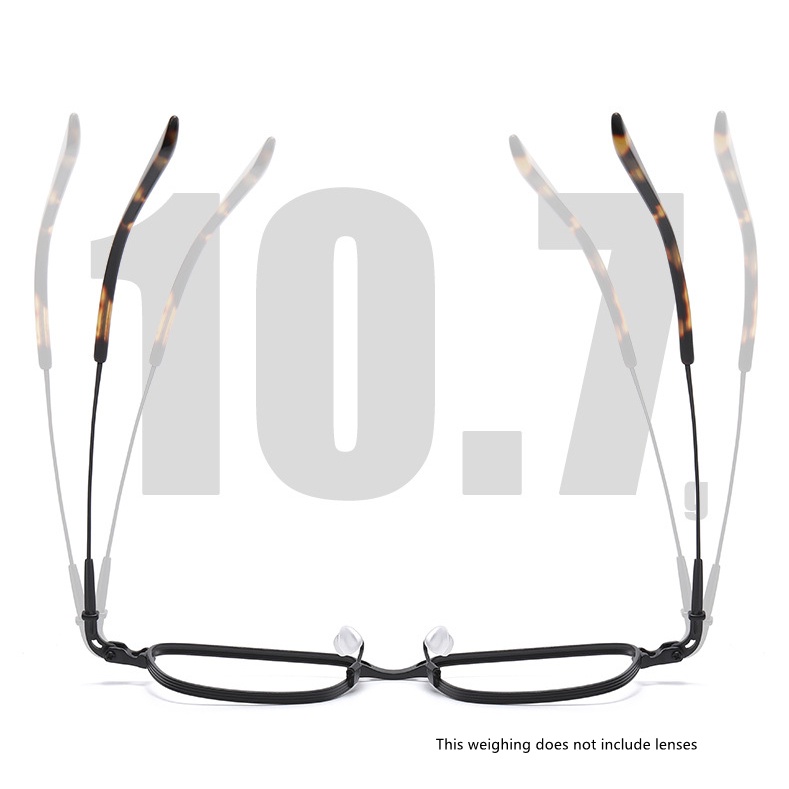 Ta.vat Mắt Kính Gọng Titan Nguyên Chất Hình Chữ Nhật Phong Cách Retro Cho Nam RLT5890