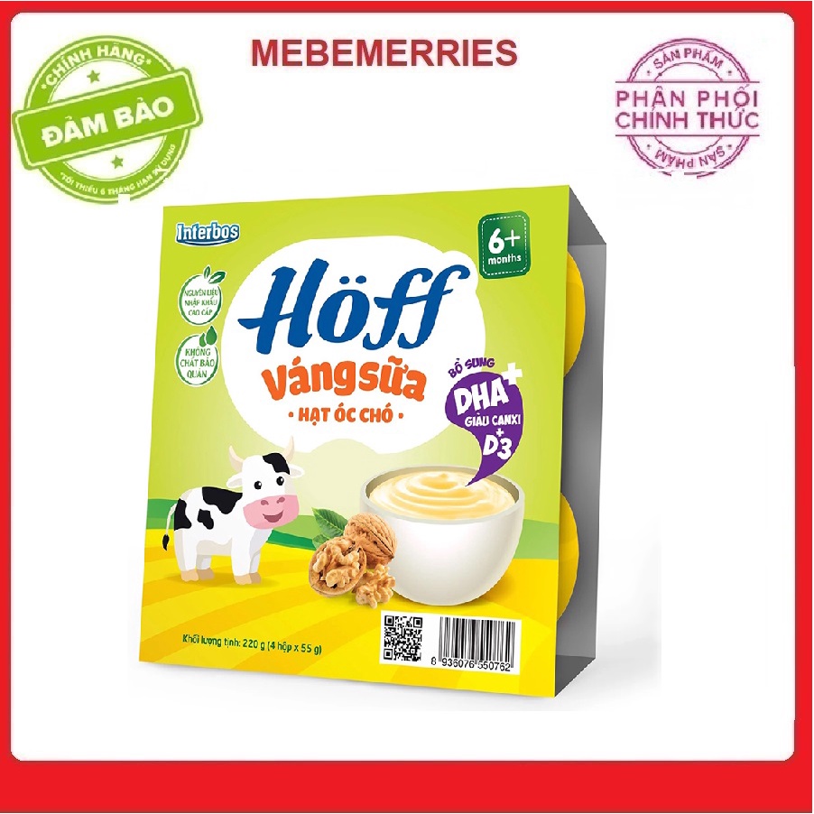 VÁNG SỮA HOFF SỮA NON , ÓC CHÓ