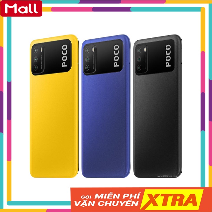 Điện thoại POCO M3 (4GB/128GB) có sẵn tiếng Việt - Hàng chính hãng 18 tháng