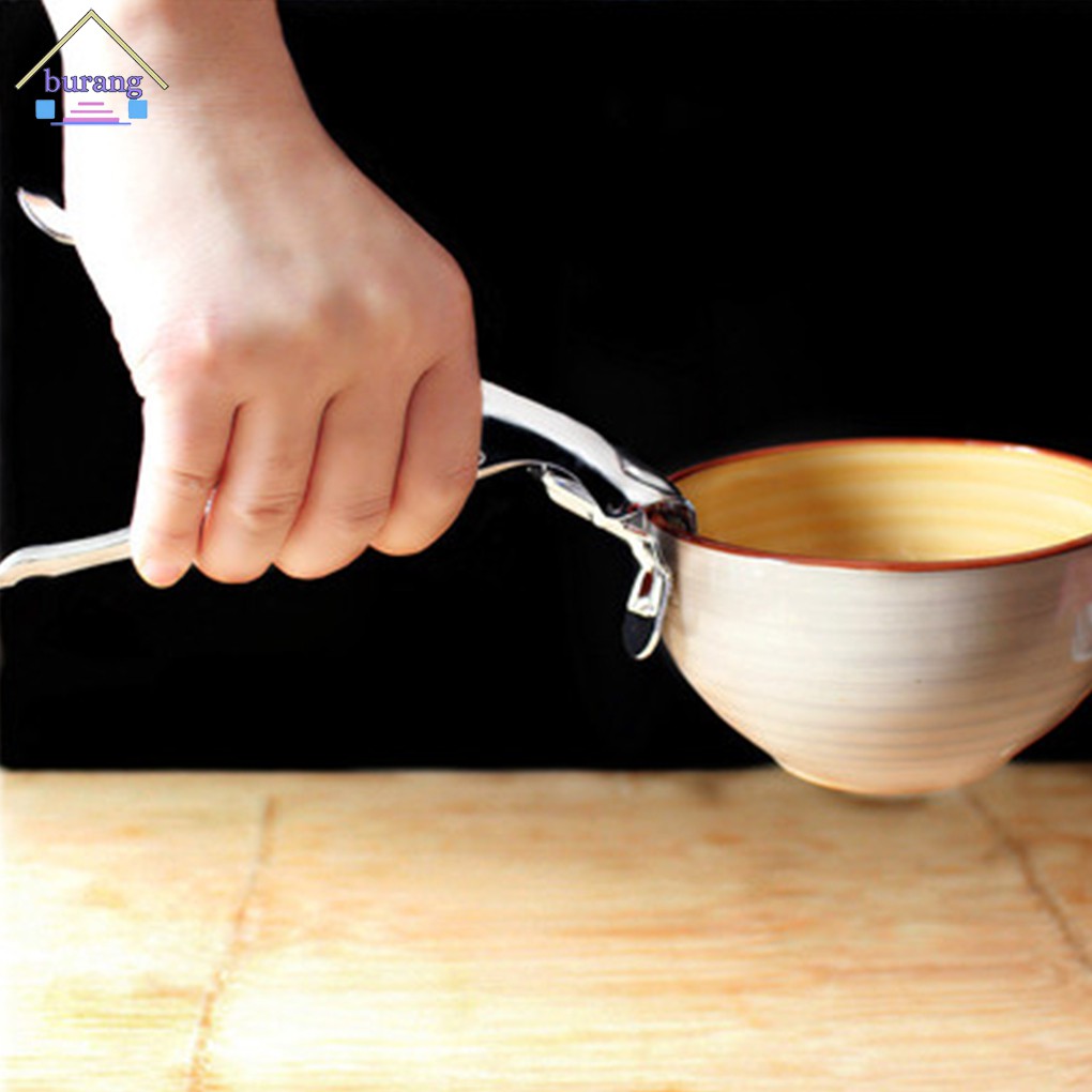 Kẹp gắp nâng đồ nướng chén dĩa nóng thép không gỉ cho nhà bếp