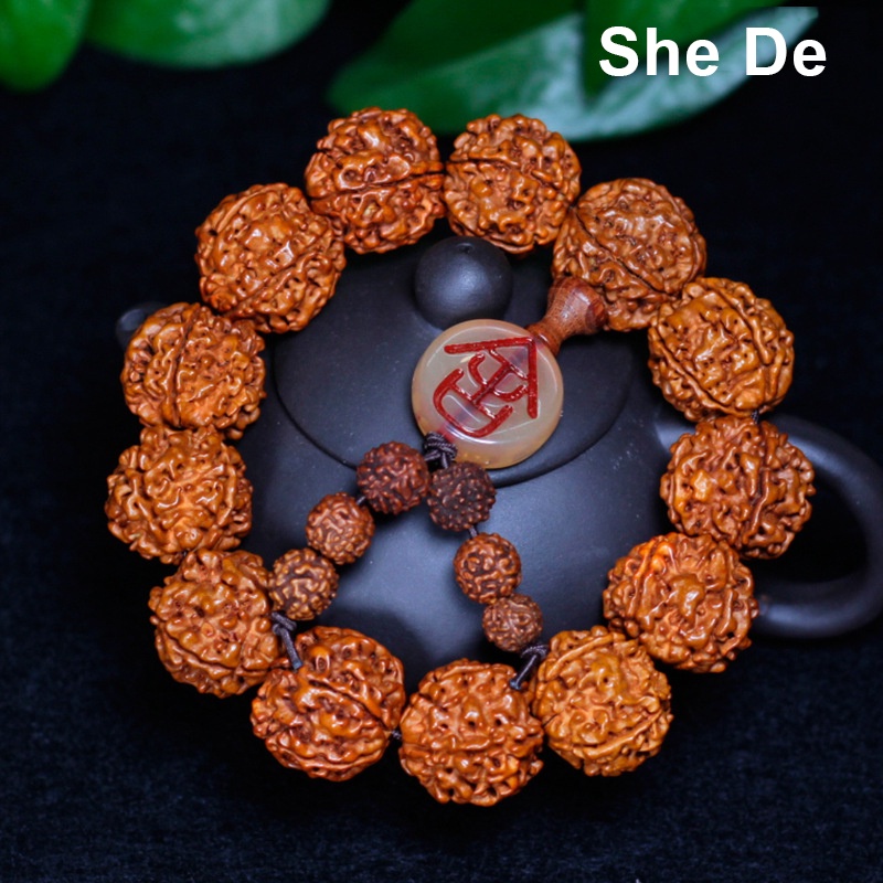 Vòng Tay Chuỗi Hạt Bồ Đề May Mắn Phong Cách Phật Giáo Nepal Thời Trang 2022 Mới Cho Nam Và Nữ