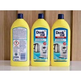 Dung dịch tẩy cặn canxi Denkmit cho ấm siêu tốc, bình đun nước dung tích 250ml dùng được 5 lần