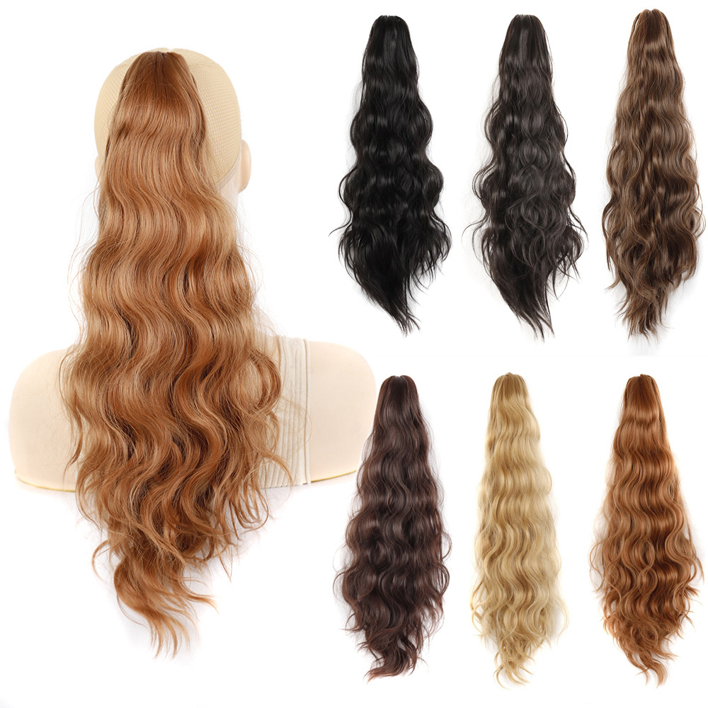 Ngoặm tóc giả đuôi ngựa Wigsin uốn xoăn tự nhiên