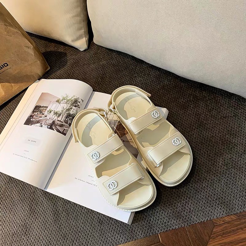 Dép nữ sandal quai ngang CHANE trend 2020 5 màu