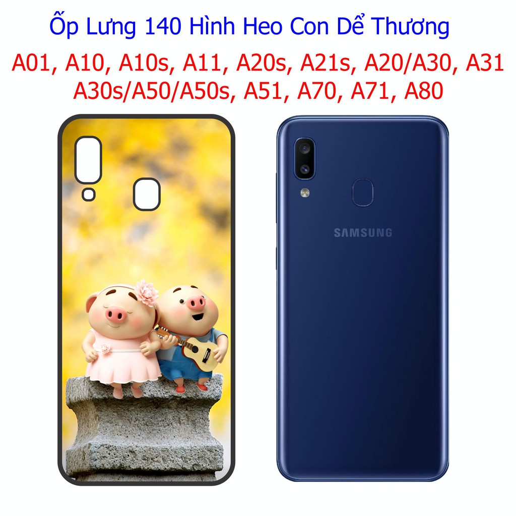 Ốp Lưng Nhiều Hình Heo Con Dể Thương Samsung A01, A10, A10s, A11, A20, A20s, A21s, A30, A30s, A31, A50, A51, A70, A71