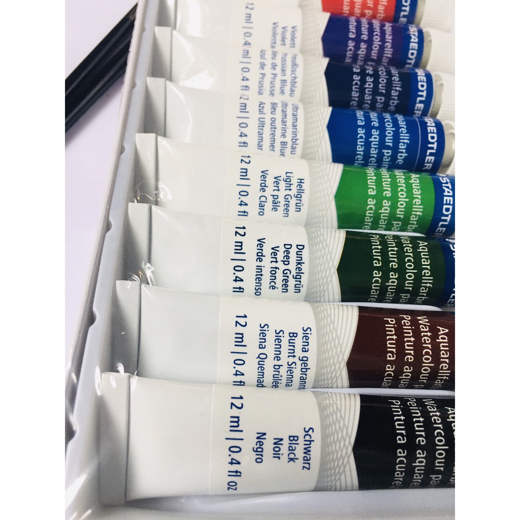 Bộ 12 màu nước hãng STAEDTLER/ 12 watercolour paints