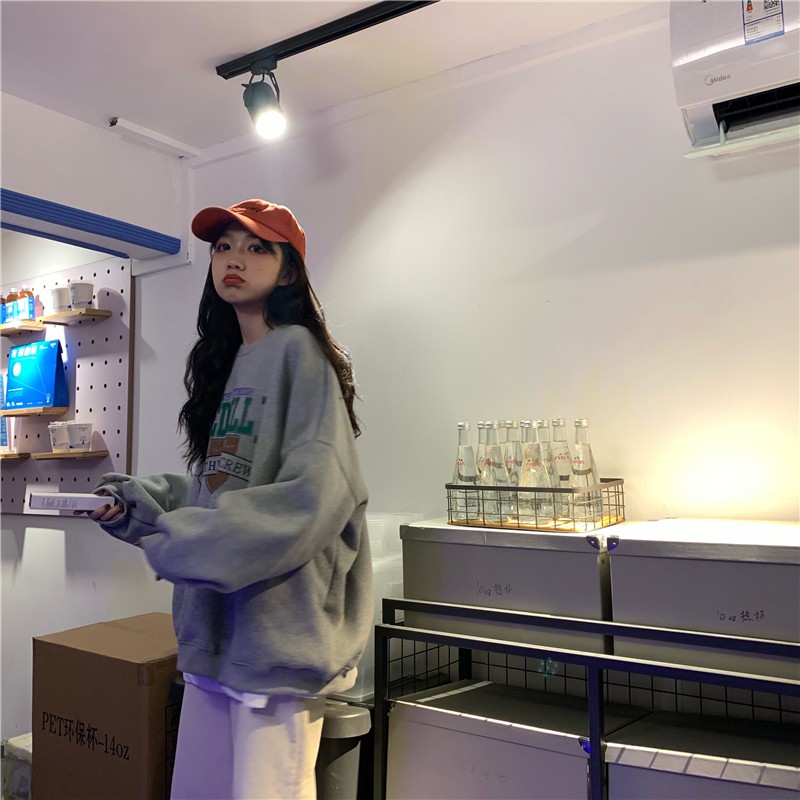 [Áo hoodie nữ] Áo hoodie nữ form rộng, áo hoodie unisex dài trơn vải nỉ quảng châu BST unisex ullzang 2021 | BigBuy360 - bigbuy360.vn