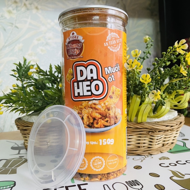 Da heo muối ớt 150g Khang Diệp đồ ăn vặt Hà Nội