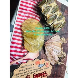 Combo đồ khô (mực, cá chỉ vàng, cá bò) chất lượng