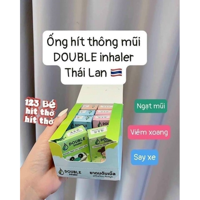 ống hít mũi thái lan double inhaler