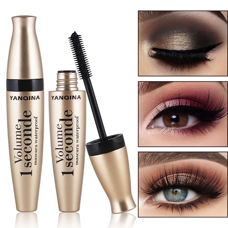 [Hàng mới về] Mascara sợi tơ 4D chống thấm nước làm dài dày và cong mi