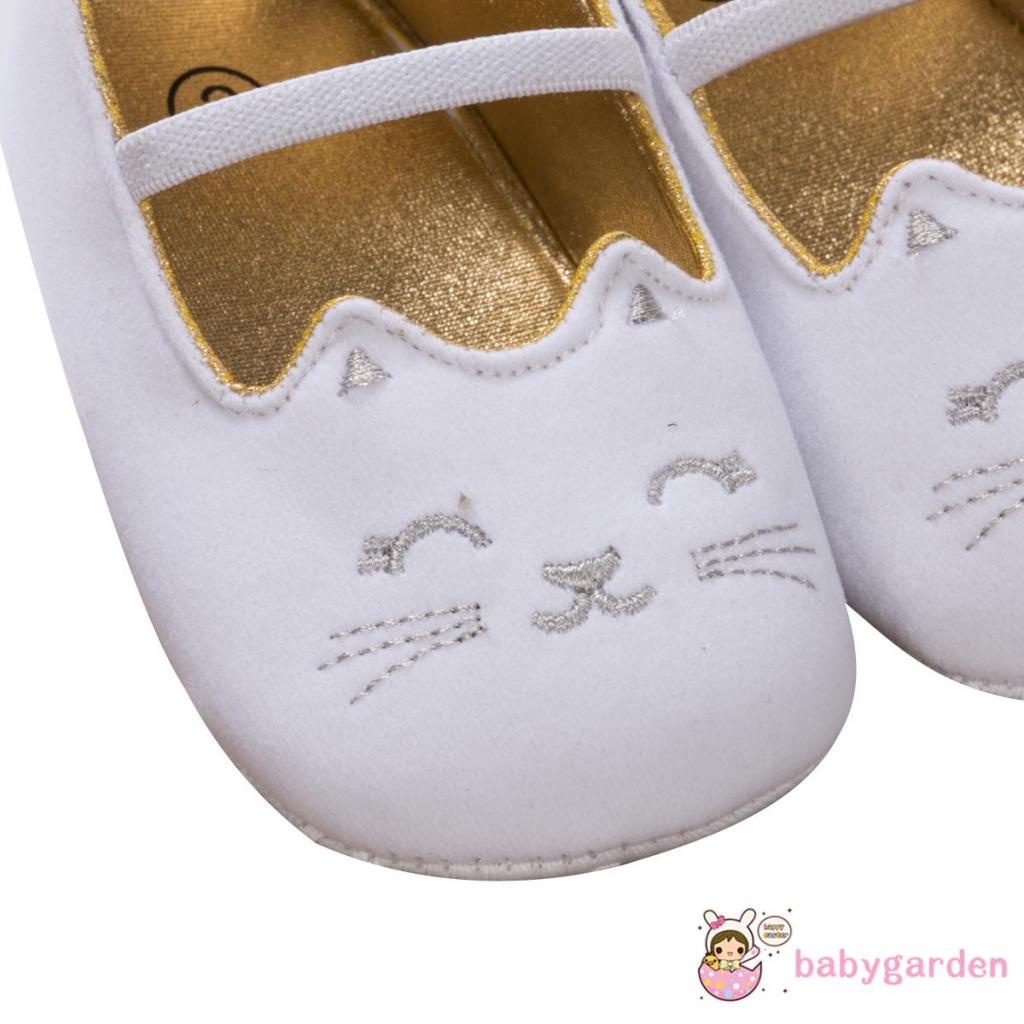 Giày Vải Cotton Đế Mềm Cho Bé Gái 0-18 Tháng Tuổi/Hồng/Trắng/Nâu/Xám/Đen