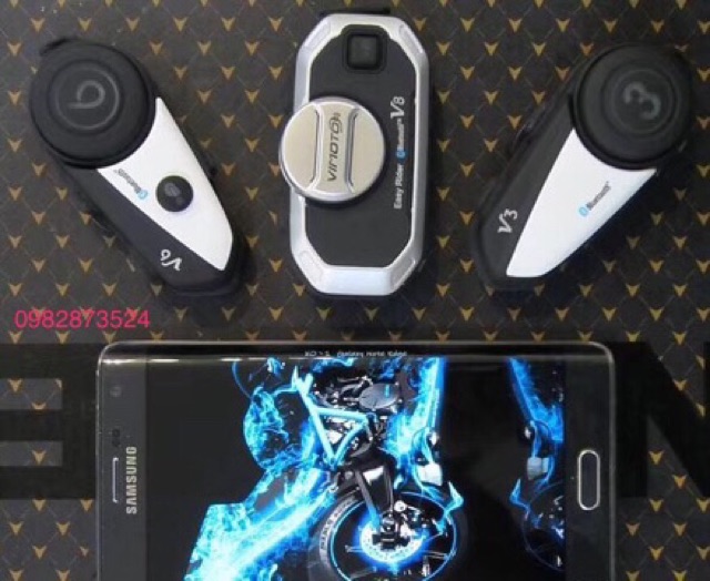 Tai nghe gắn nón bảo hiểm Vimoto V6