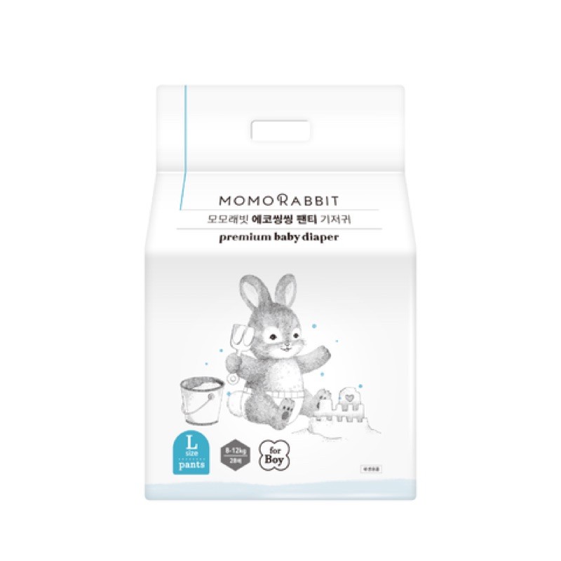 Bỉm dán/quần momo rabbit nội địa Hàn Quốc S50/M44/L40/XL36/L28/XL22/XXL18