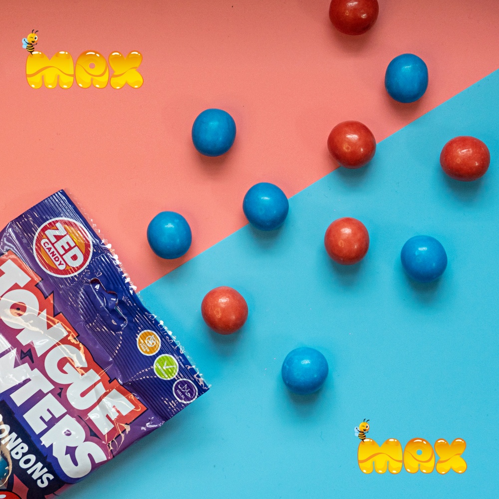 Kẹo soft chewy Zed Candy vị Tongue Painters nhập khẩu Hà Lan gói 99gr