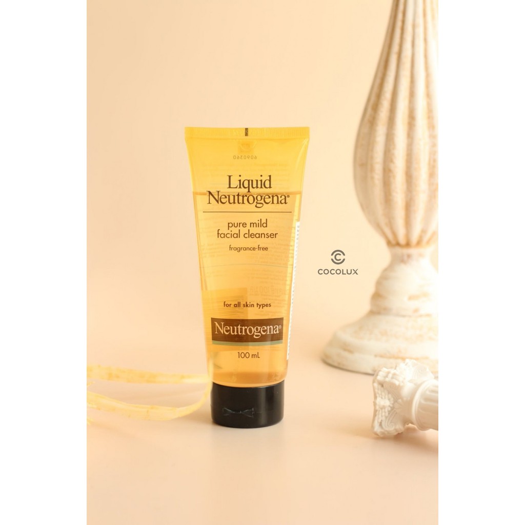 [CoCoLux] Sữa rửa mặt Neutrogena Pure Mild Facial Cleanser dịu nhẹ cho mọi loại da 100ml