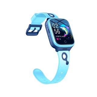 Đồng Hồ Thông Minh Cho Bé 4G CLEVER HIPPO TOY CLEVERKID Xanh Điệu HGW933/BL