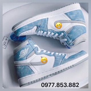 [Siêu Hot] Giày Sneaker  JD1 Cổ Cao Nam Nữ,Giày 𝒋𝒐𝒓𝒅𝒂𝒏 1 𝒉𝒚𝒑𝒆𝒓 𝒓𝒐𝒚𝒂𝒍 xanh nỉ cao cổ mới
