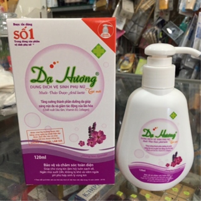 Dung dịch vệ sinh phụ nữ dạ hương vòi 120ml