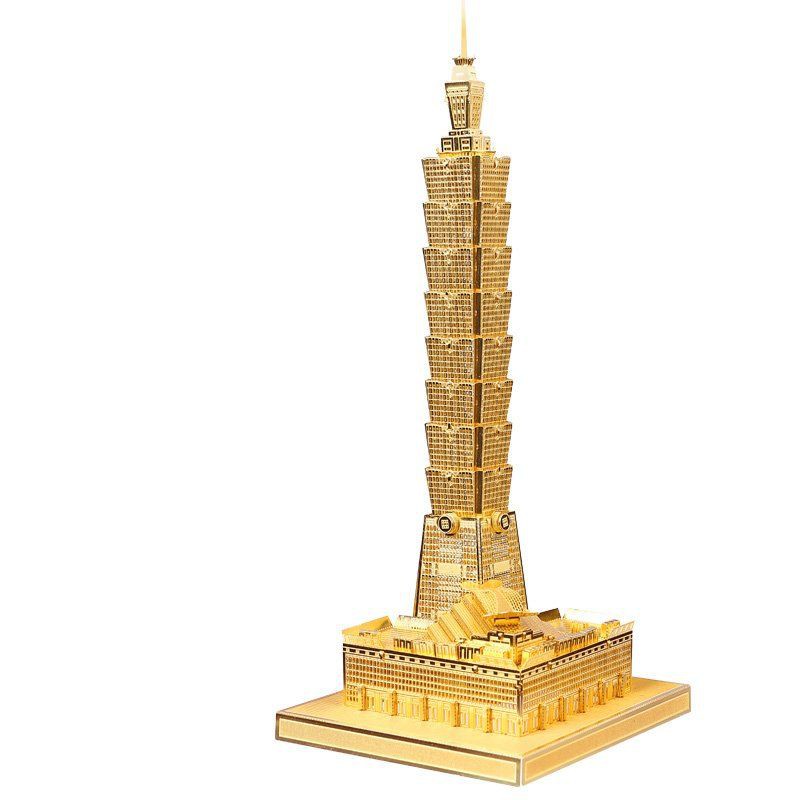 MÔ HÌNH 3D KIM LOẠI LẮP RÁP TAIPEI 101 - HÀNG NHẬP KHẨU