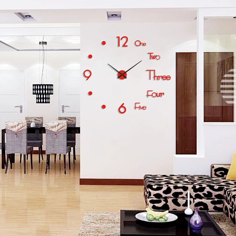 áo hè nữ trung niênCreative wall watch DIY art time fashion free đục lỗ đồng hồ treo tường hiện đại tối giản im lặn