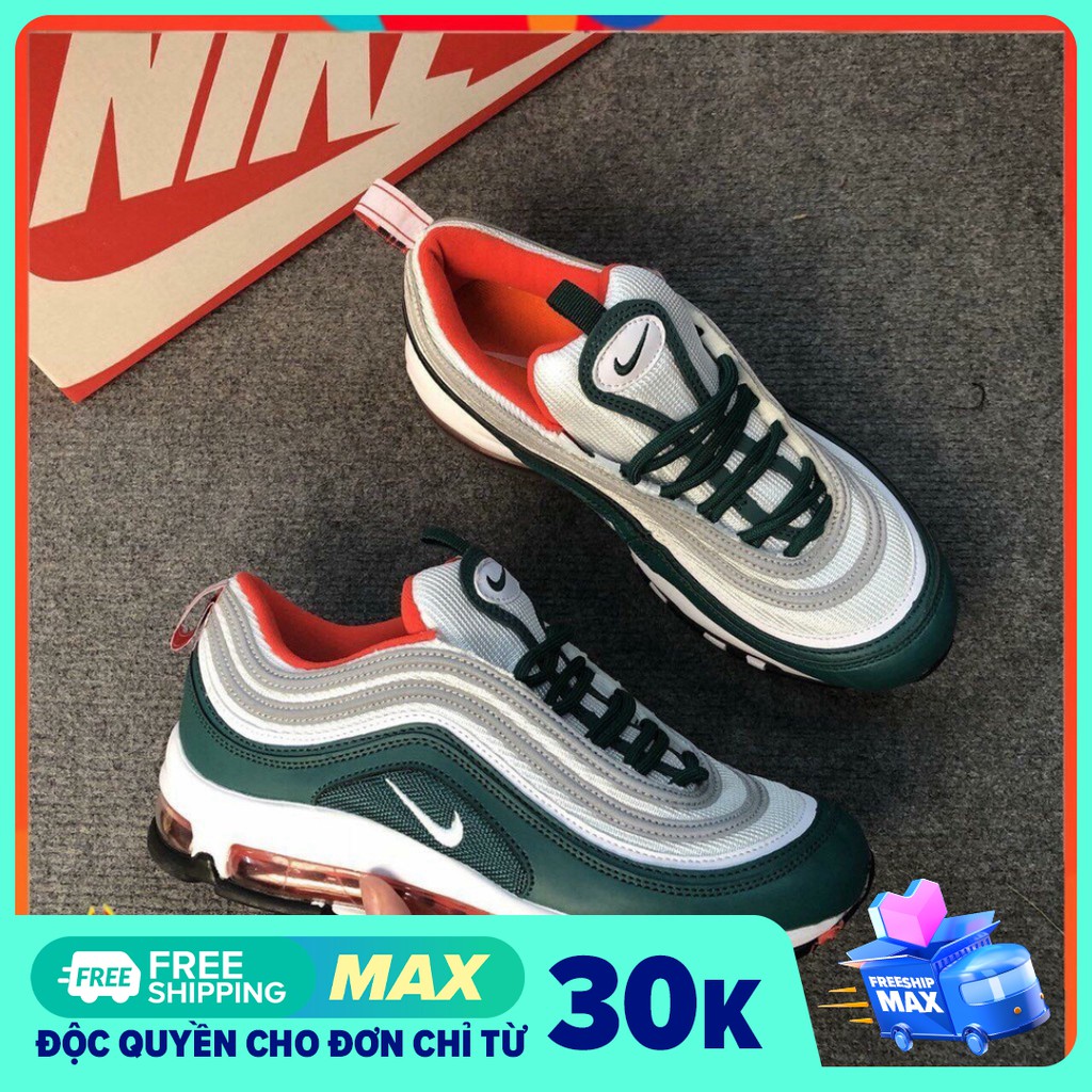 Tết Giày Sneaker Nam Nữ Max 97 Xanh (fullbox) :; ` ; : ) ᴬ