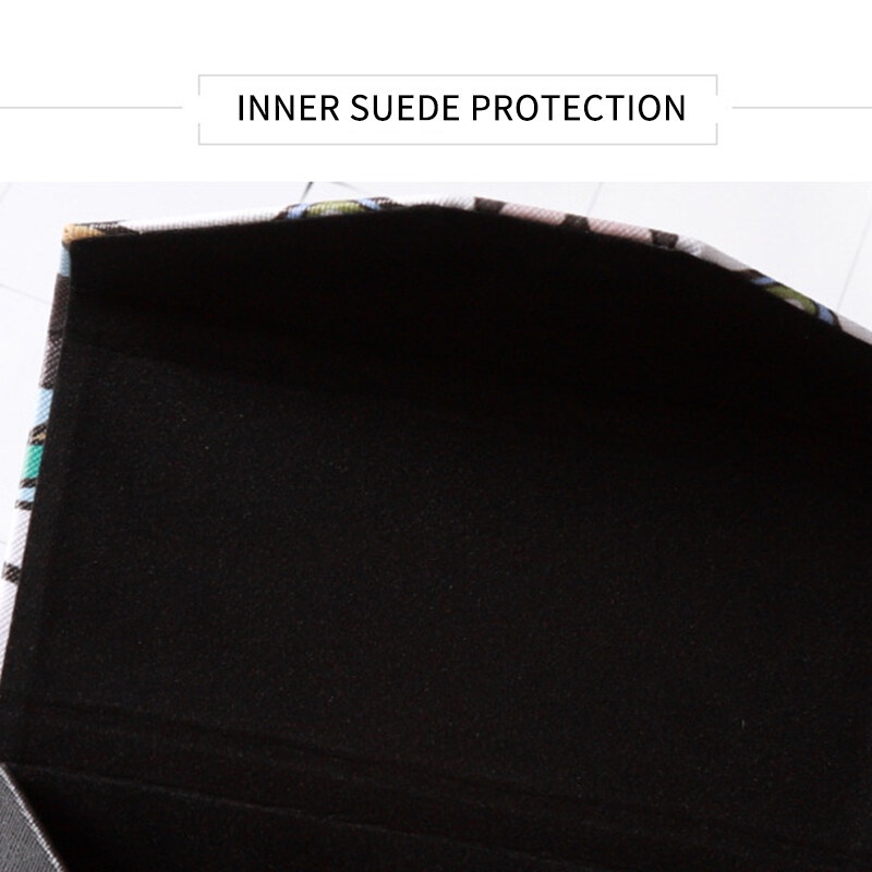 Hộp Đựng Mắt Kính Hình Tam Giác Gập Lại Được Dành Cho Nam Và Nữ Ốp