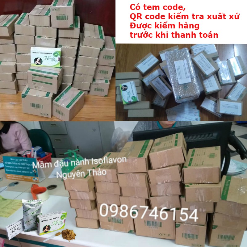 [COMBO 3 HỘP] Nội tiết tố nữ Mầm đậu nành Soy Isoflavones Nguyên Thảo ( Soy Isoflavones, Vitamin E, Collagen) CHÍNH HÃNG | BigBuy360 - bigbuy360.vn