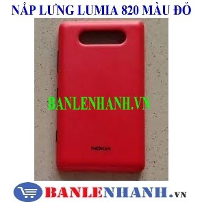 NẮP LƯNG LUMIA 820 MÀU ĐỎ [VỎ ZIN, XỊN]