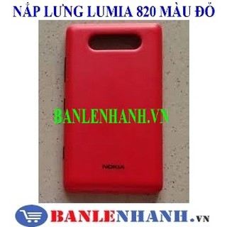 NẮP LƯNG LUMIA 820 MÀU ĐỎ [VỎ ZIN, XỊN]