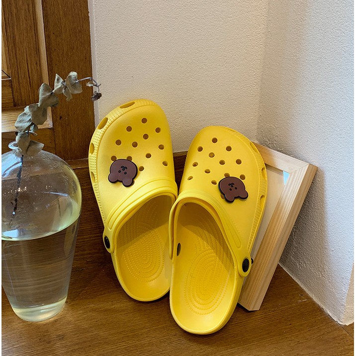 JY205 - Dép lê dép đúc dạng lưới, dép xinh hàng sẵn giá hạt dẻ