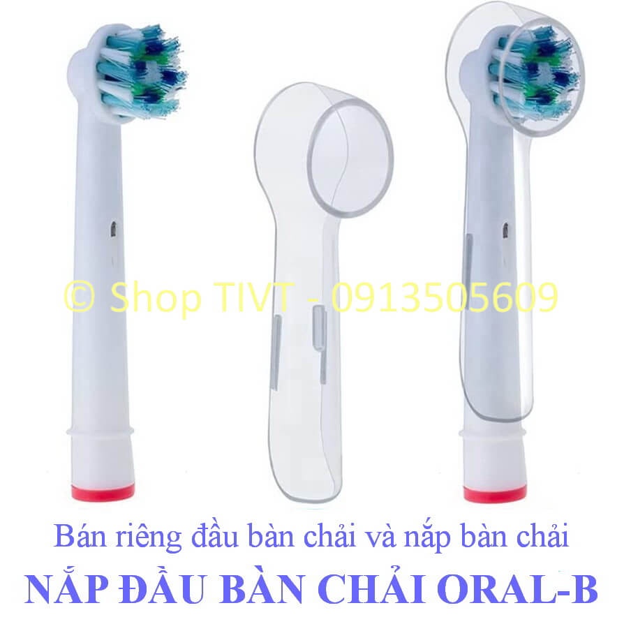 Bàn chải tiêu chuẩn lắp cho máy Oral-B, đầu bàn chải điện bộ 4 cái, nhiều loại phù hợp răng-Shop TIVT