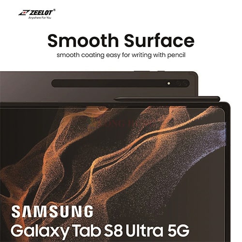 Dán màn hình cường lực 2.5D Zeelot Screen Protector Samsung Galaxy Tab S8/S7/S8+/S7+/S7 FE - Hàng chính hãng