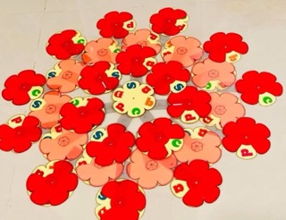 Hoa xoay 6 cánh - Đồ dùng dạy học Ruby