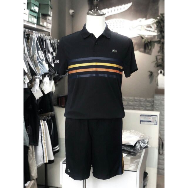 Set thể thao lacoste phối sọc hàng xịn