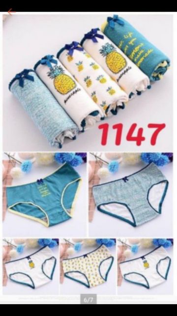 Quần chíp hộp nữ kute hộp trắng