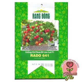 Hạt giống cà chua bi lùn đỏ Rado 641