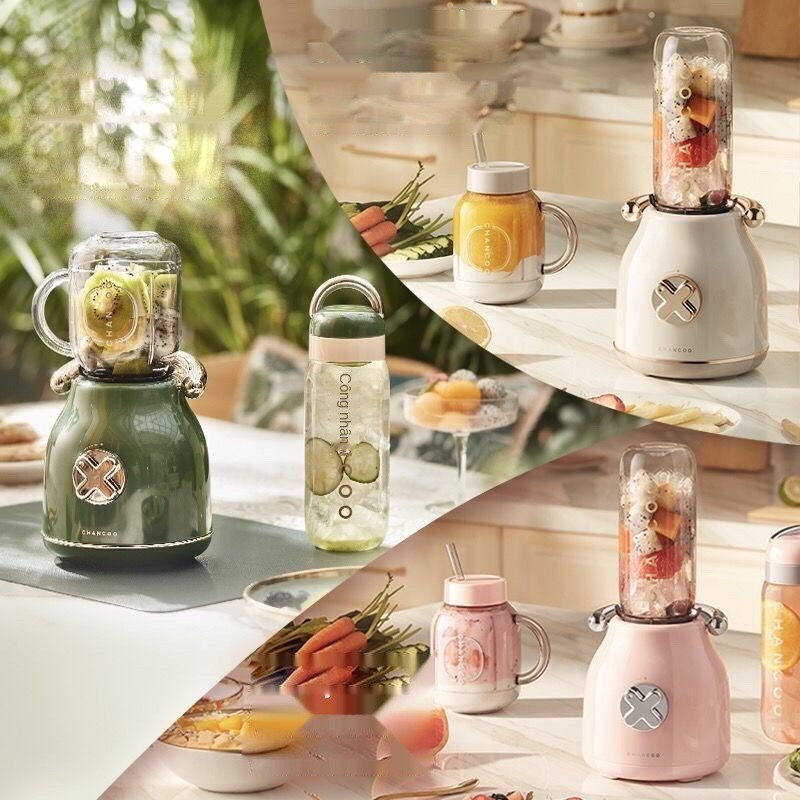 Máy xay sinh tố hoa quả trái cây kiểu dáng cổ điển CHANCOO cao cấp chính hãng bảo hành 12 tháng