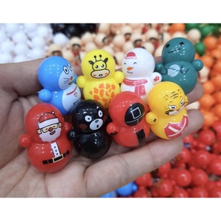 Lật đật squid game mini, lật đật mini doraemon, cho bé cute dễ thương