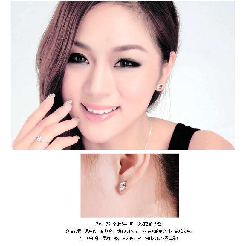 Khuyên Tai Bạc S925 Phong Cách Hàn Quốc Dành Cho Nữ