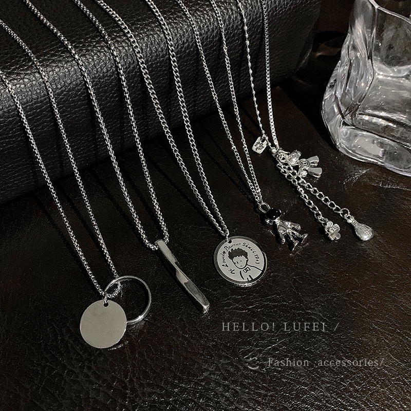 Vòng Cổ Dây Xích Ngắn Phong Cách Hip Hop Đơn Giản Cá Tính