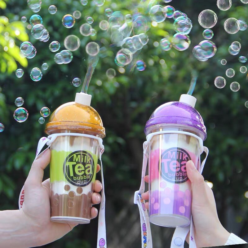 🌸 Đồ chơi bắn bong bóng xà bông Milk Tea Ly Trà Sữa 🌸