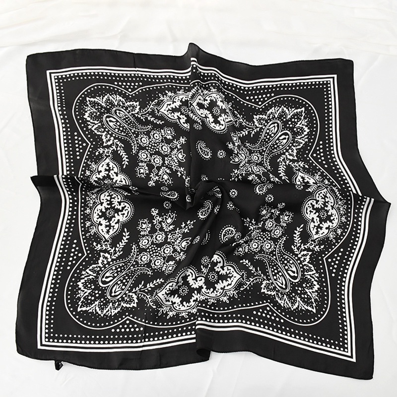 Khăn bandana lụa vuông nam nữ unisex turban hiphop BTS EXO streetwear quấn đầu làm áo thắt nơ 70x70cm - Mã 7015