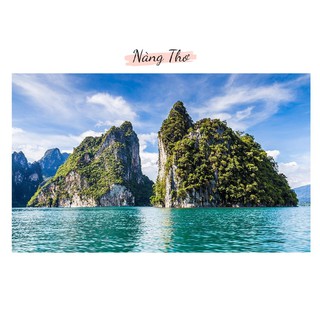 TRANH DECAL HỒ CÁ PHONG CẢNH_THIẾT KẾ NÀNG THƠ