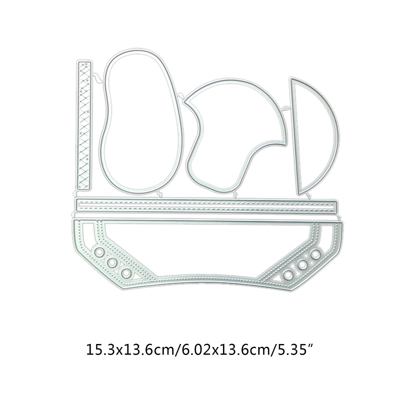 Khuôn Mẫu Cắt Thẻ Trang Trí Hình Đôi Giày