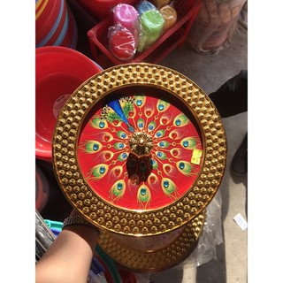 hộp mứt nhựa có nhạc hoa mai sang trọng