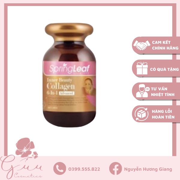 Viên uống Collagen 6 in 1 Spring Leaf Úc